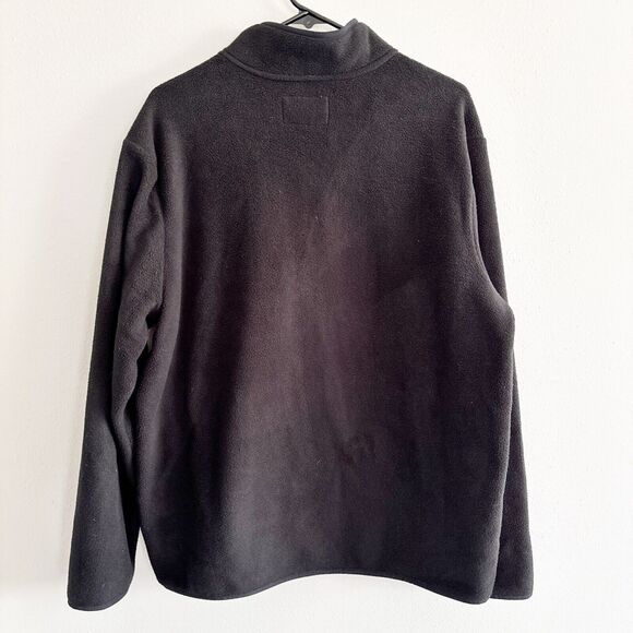 Goodfellow & Co Sz L Men's Quarter Zip Fleece Front Pocket Sweatshirt Outdoor - Picture 2 of 12